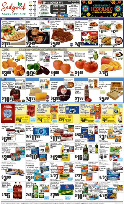 Sedgwick Marketplace Key Food Weekly Circular