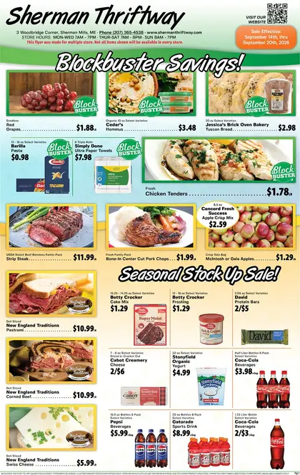 Sherman Thriftway Weekly Ad