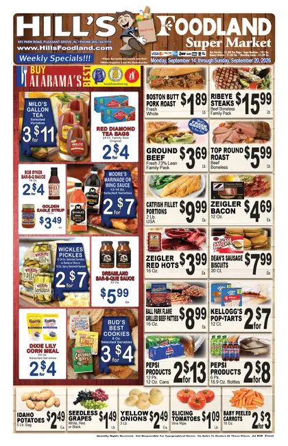 Hill's Foodland Weekly Ad