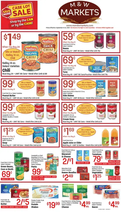 M&W Markets Weekly Ad