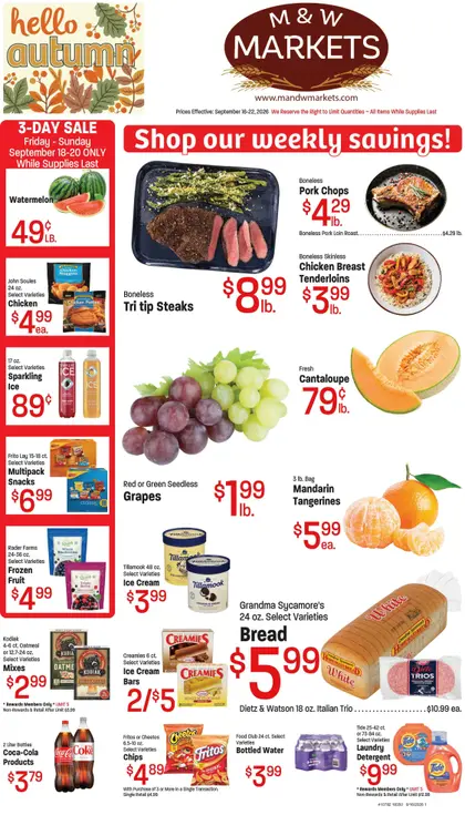M&W Markets Weekly Ad