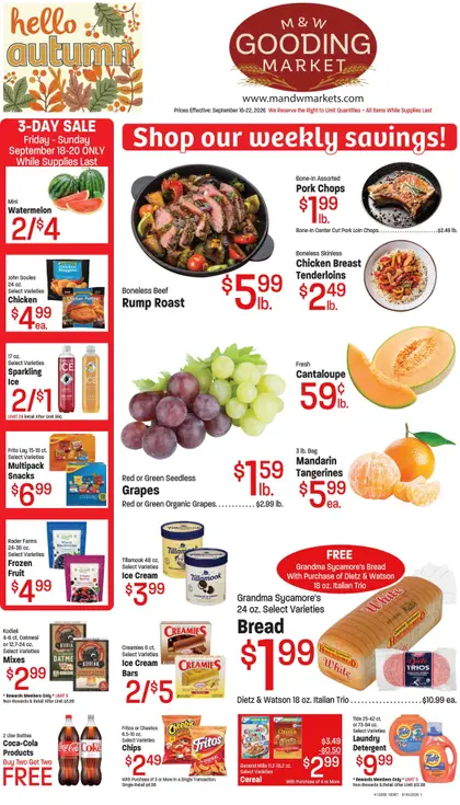 M&W Markets Weekly Ad