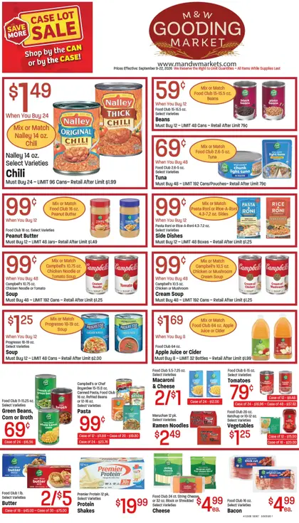 M&W Markets Weekly Ad