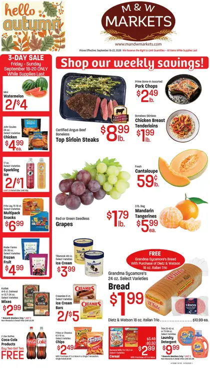 M&W Markets Weekly Ad