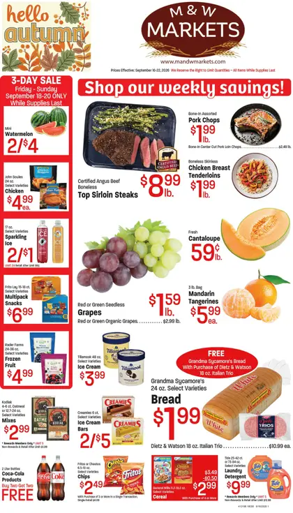 M&W Markets Weekly Ad