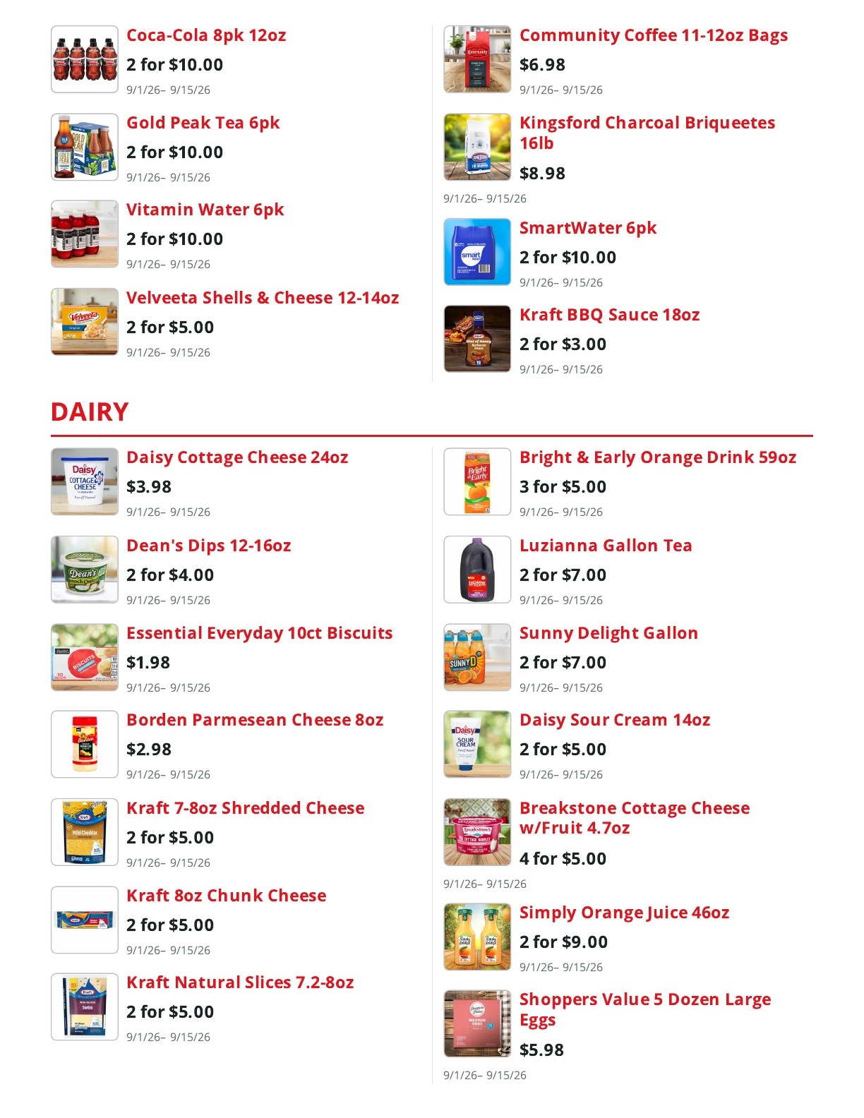 Shoppers Value Foods Louisiana weekly ad page 8