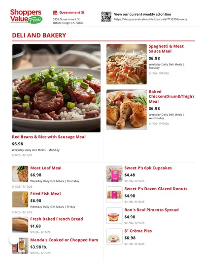 Shoppers Value Foods Louisiana Weekly Ad