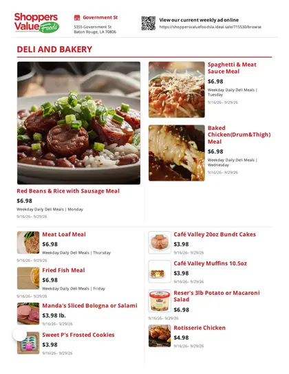 Shoppers Value Foods Louisiana Weekly Ad