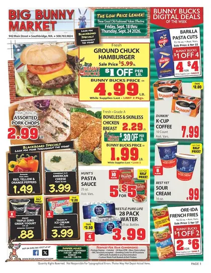 Big Bunny Market Weekly Ad