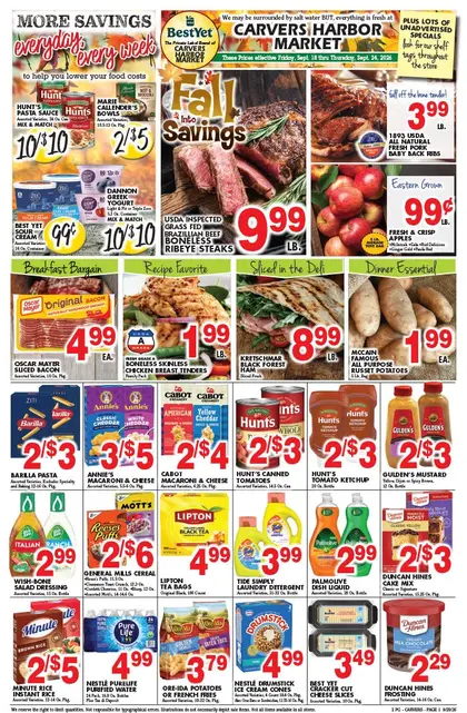 Carver's Harbor Market Weekly Ad