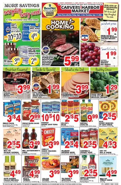 Carver's Harbor Market Weekly Ad