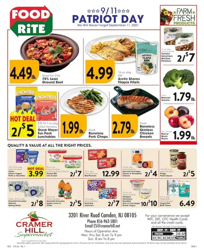 Cramer Hill Supermarket Weekly Ad
