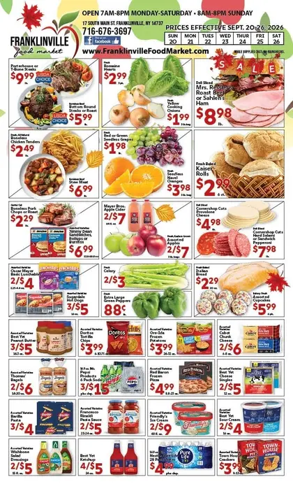 Franklinville Food Market Weekly Ad