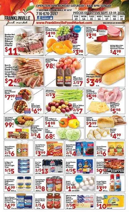 Franklinville Food Market Weekly Ad
