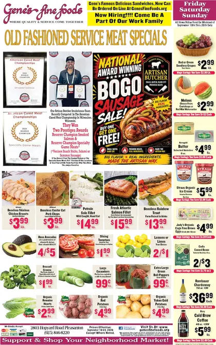 Gene's Fine Foods Weekly Ad