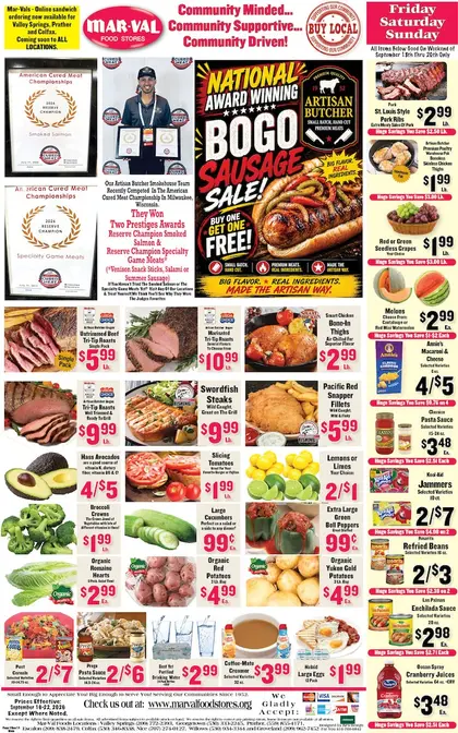 Mar-Val Food Stores Weekly Ad