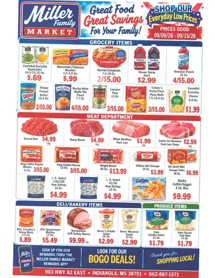 Miller Family Market Weekly Ad