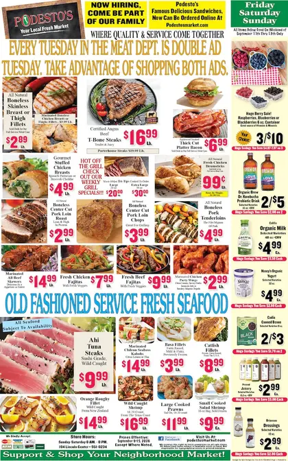 Podesto's Market Weekly Ad