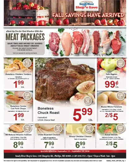 Sandy River Shop 'n Save Weekly Ad