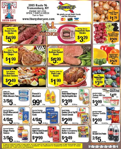 T-Burg Shur Save Weekly Ad
