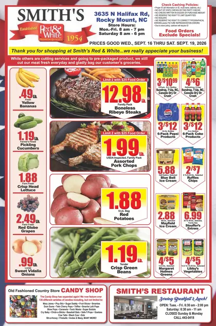 Smith's Red & White Weekly Ad