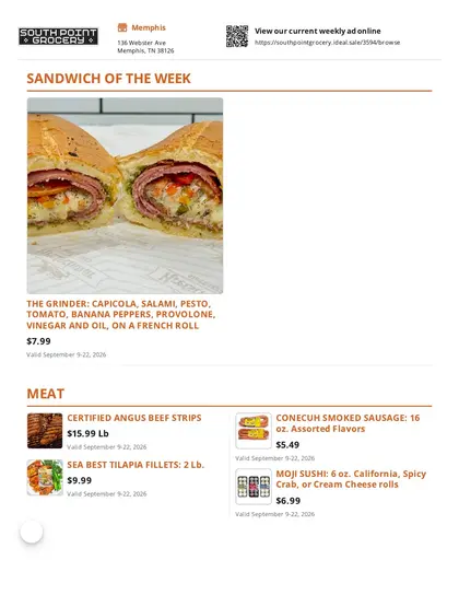 South Point Grocery Weekly Ad