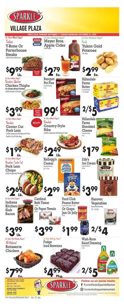 Sparkle Markets Weekly Ad