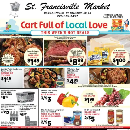 St. Francisville Market Weekly Ad