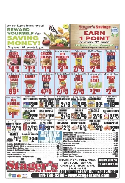 Stager's Store Weekly Ad