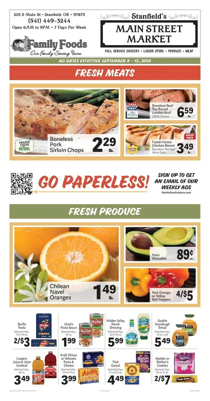Stanfield's Main Street Market Weekly Ad