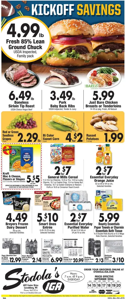 Stodola's IGA Weekly Ad