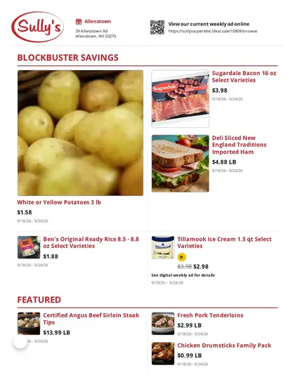 Sully's Superette Weekly Ad