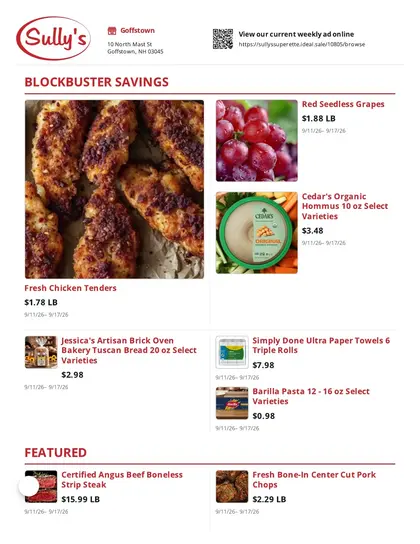 Sully's Superette Weekly Ad
