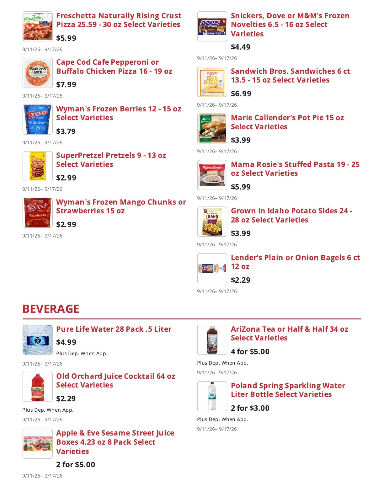 Sully's Superette weekly ad page 9