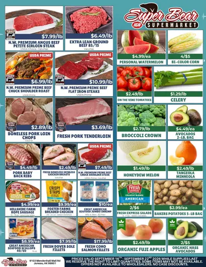 Super Bear IGA Weekly Ad