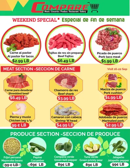 Super Carniceria Compare Weekly Ad