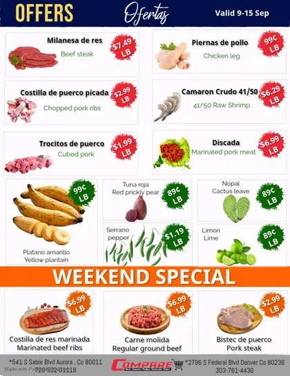 Super Carniceria Compare Weekly Ad