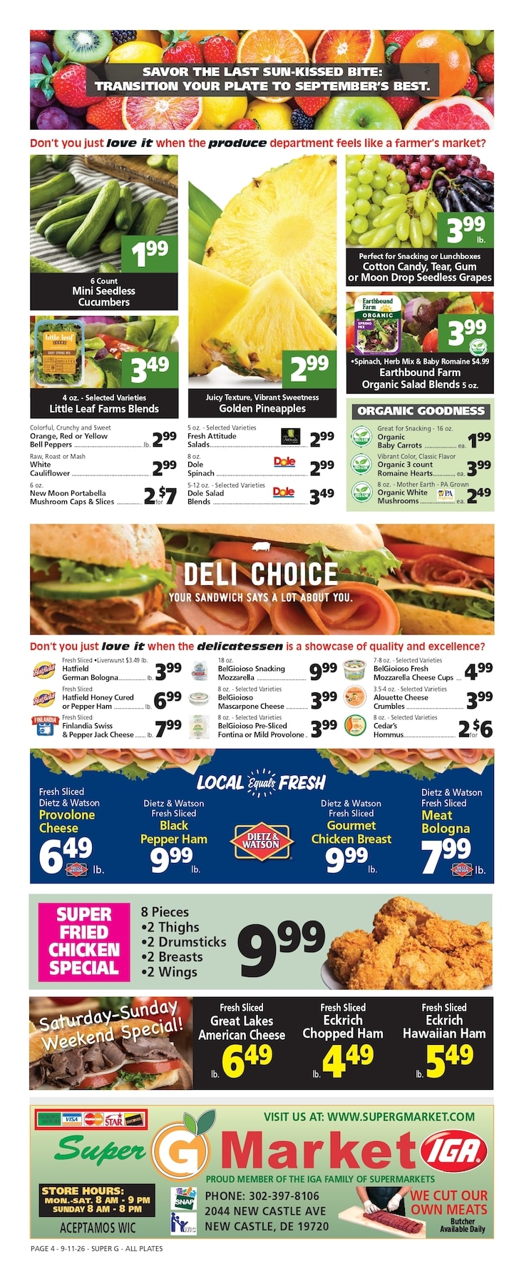 Super G Market IGA weekly ad page 4