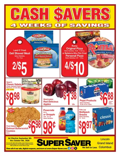 Super Saver Foods Cash Saver Weekly Ad