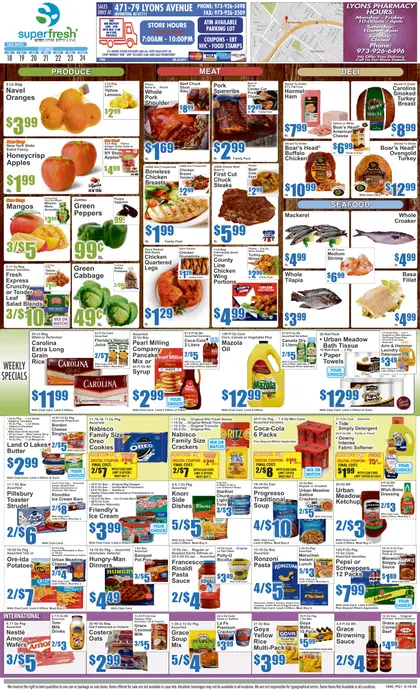 SuperFresh Supermarkets SuperFresh 09/18 - 09/24 Preview