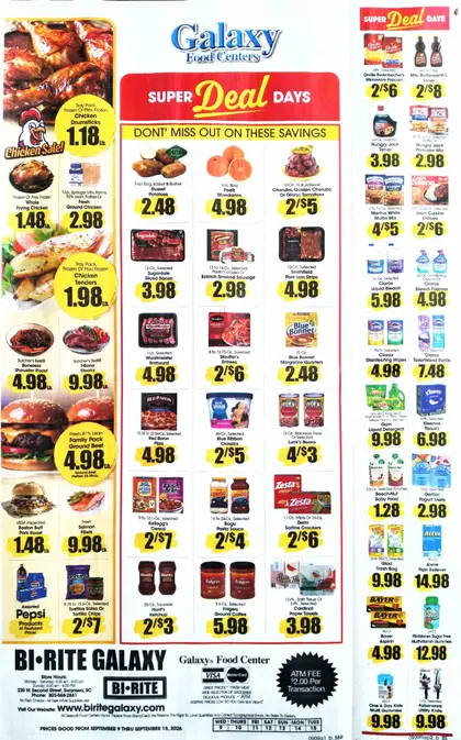 Swansea Bi-Rite Galaxy Foods Weekly Ad