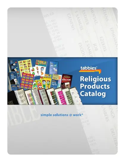 Tabbies Religious Products Catalog Weekly Ad