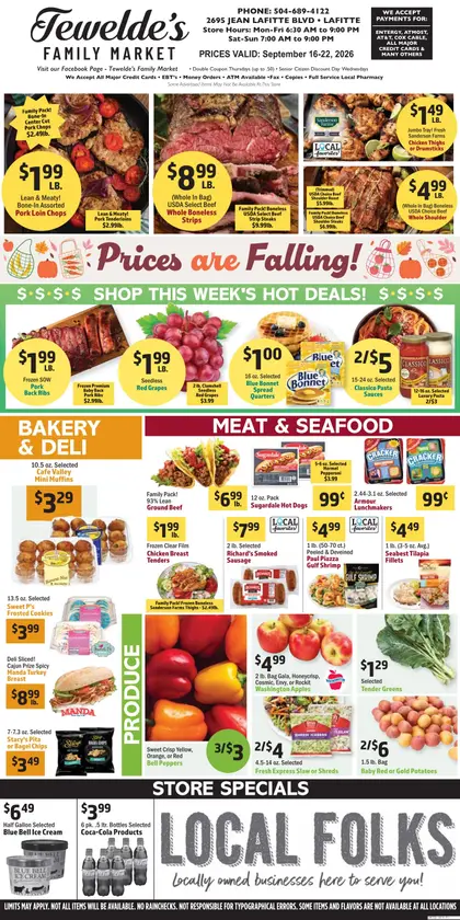 Tewelde's Family Market Weekly Ad