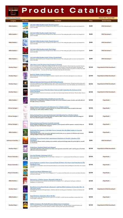 The Lighthouse Cafe Digital Products Catalog Weekly Ad