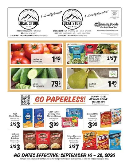 The Local Store Weekly Ad