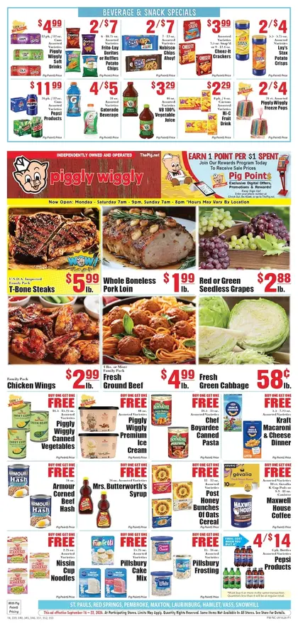 The Pig Piggly Wiggly Weekly Ad