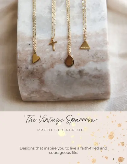 The Vintage Sparrow Faith Jewelry Catalog Weekly Ad