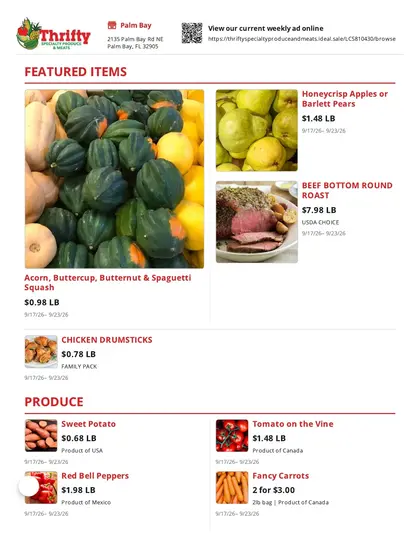 Thrifty Produce Weekly Ad