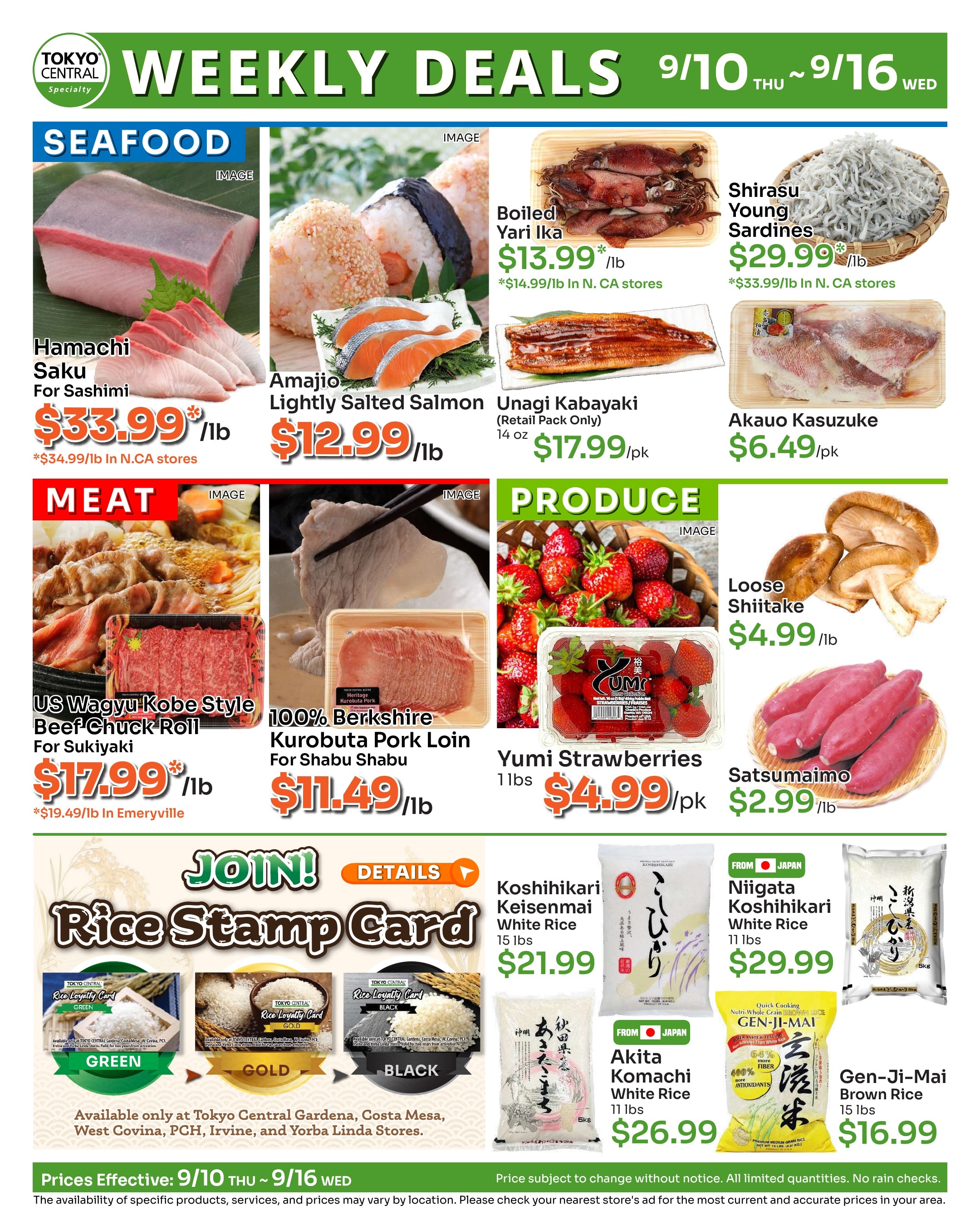 Tokyo Central and Marukai weekly ad page 2