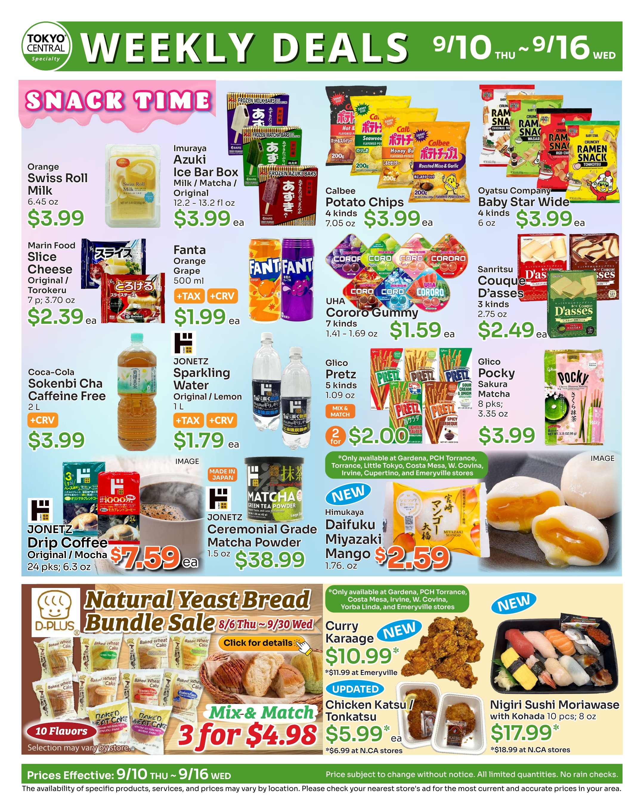 Tokyo Central and Marukai weekly ad page 4